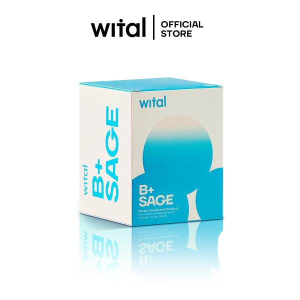 Wital B+Sage (2 pcs.) + Sticker “Grow your self-love with Wital” 1แผ่น (คละลาย)